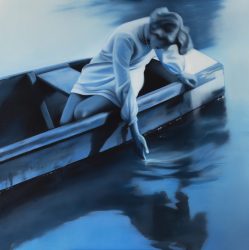 Patrycja Piętka Lete 2024 olej na płótnie 100 x 100 cm