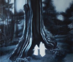 Patrycja Piętka Osobliwość - singularity 2024 olej płótno 120 x 140 cm