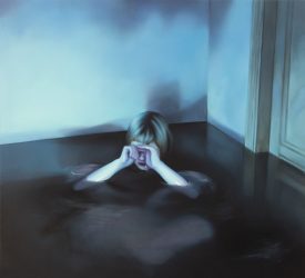 Patrycja Piętka Sadzawka z łez 2023 olej płótno 90 x 100 cm