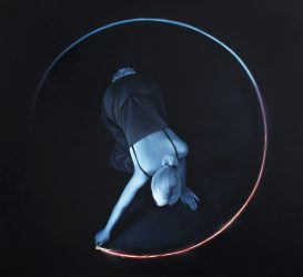 Patrycja Piętka The circle of protection 2024 olej płótno 120 x 130 cm small