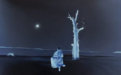 Patrycja Piętka Wasted land 2023 olej płótno 80 x 130 cm